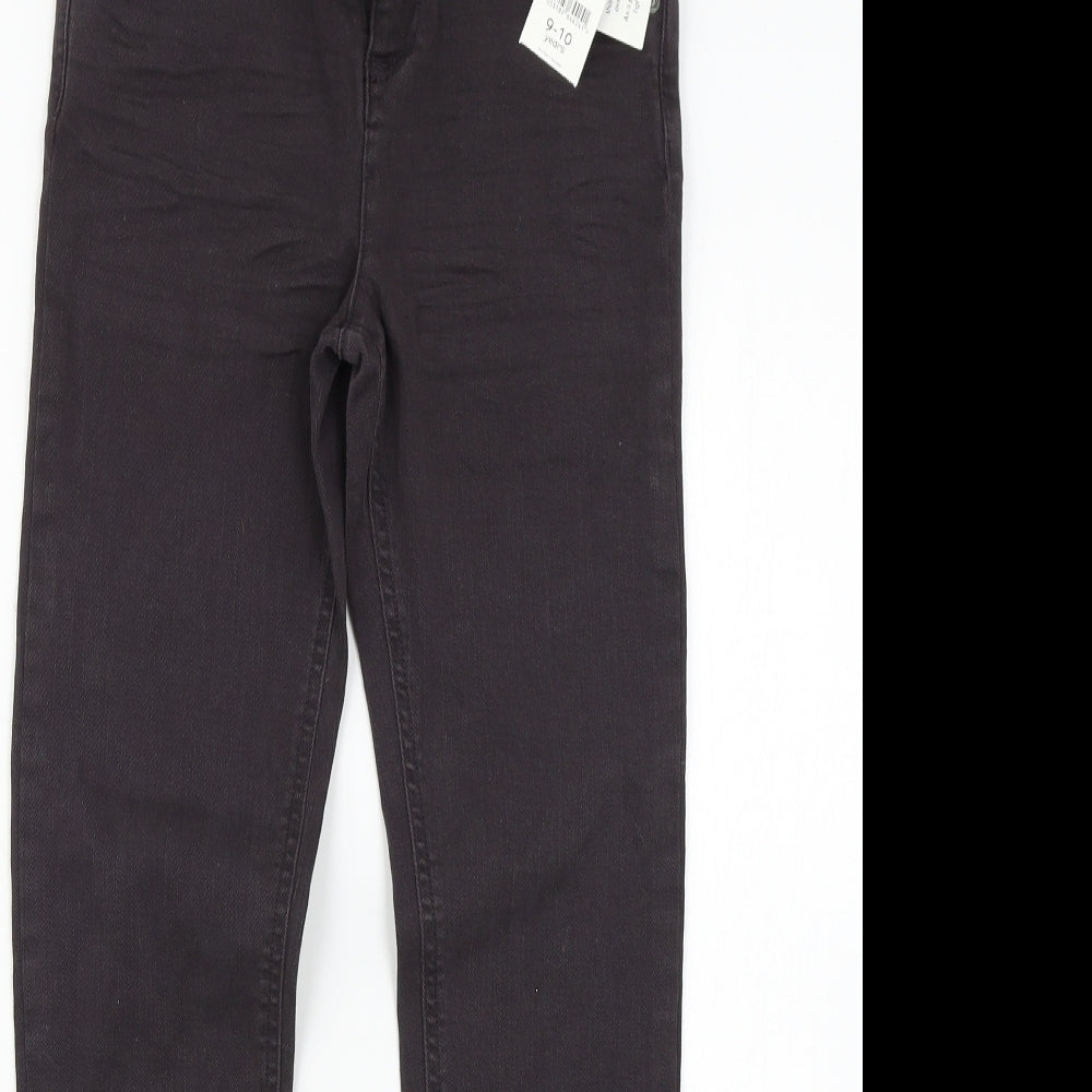 Nutmeg Boys Black   Skinny Jeans Size 9-10 Years