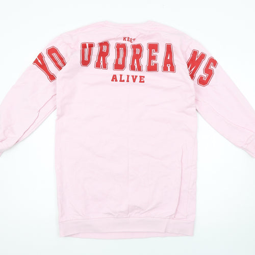 George Womens Pink   Pullover Sweatshirt Size M