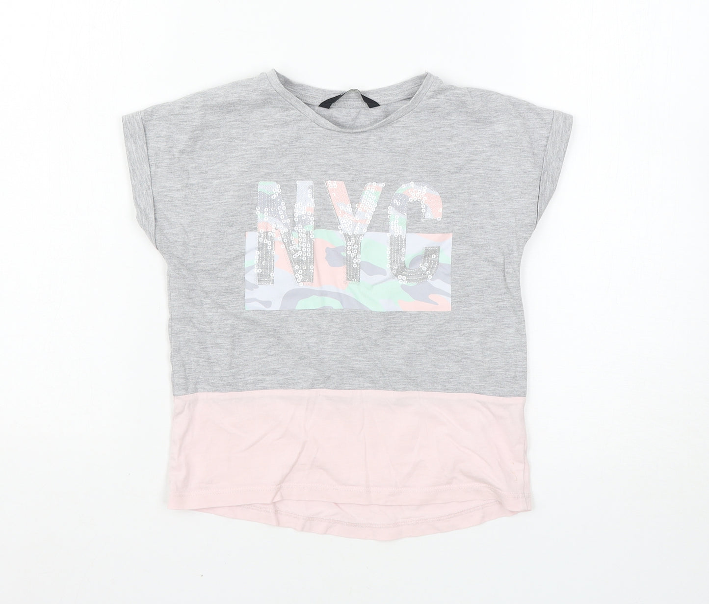 George Girls Multicoloured   Basic T-Shirt Size 5-6 Years