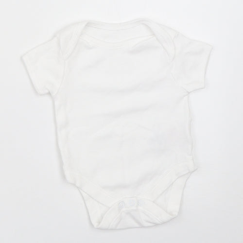 Primark Baby White   Babygrow One-Piece Size 3-6 Months