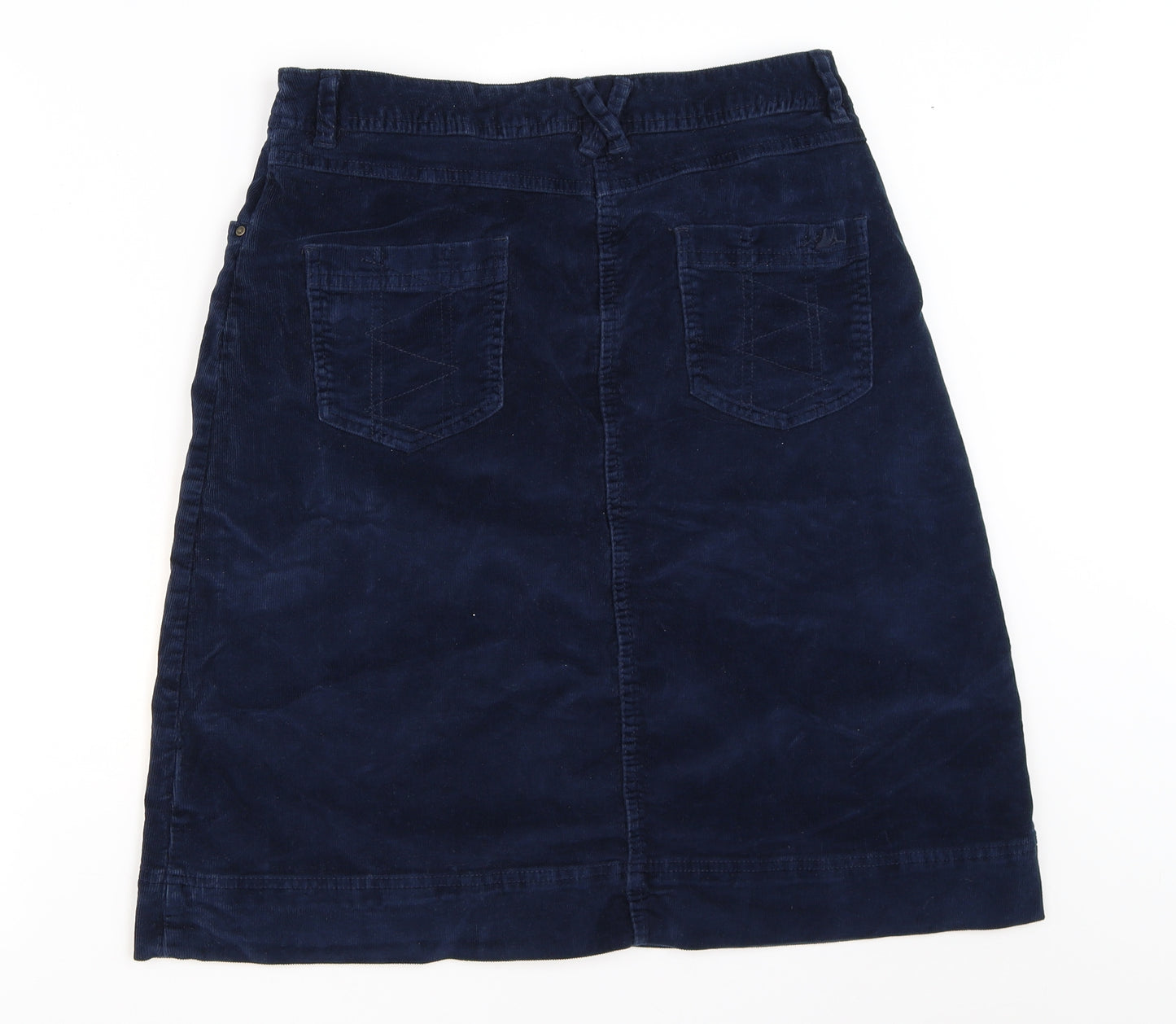 Mantaray Womens Blue  Corduroy A-Line Skirt Size 12