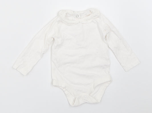 TU Girls White   Babygrow One-Piece Size 3-6 Months