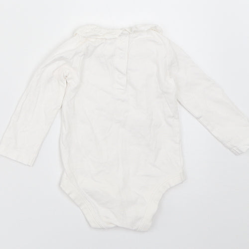 TU Girls White   Babygrow One-Piece Size 3-6 Months