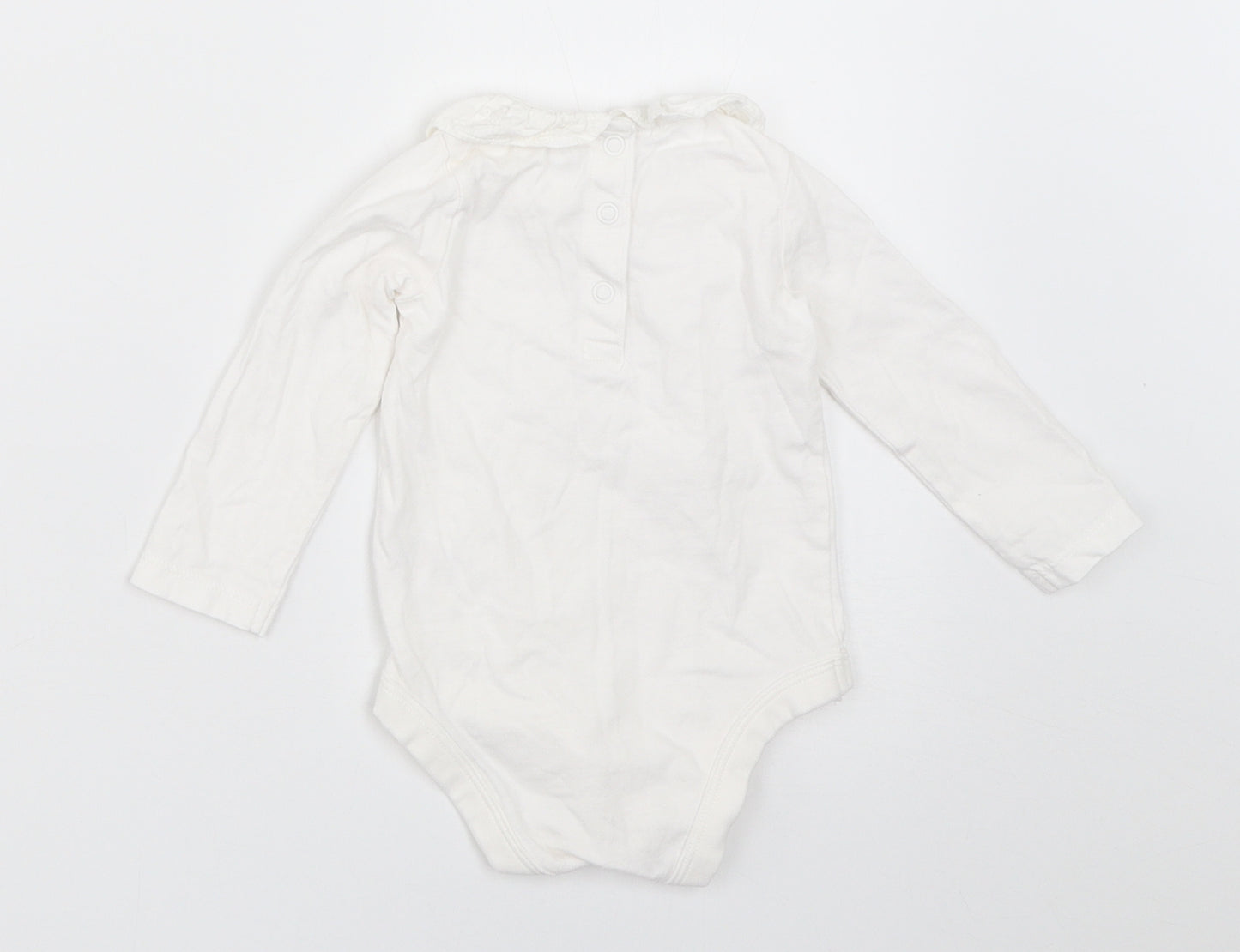 TU Girls White   Babygrow One-Piece Size 3-6 Months