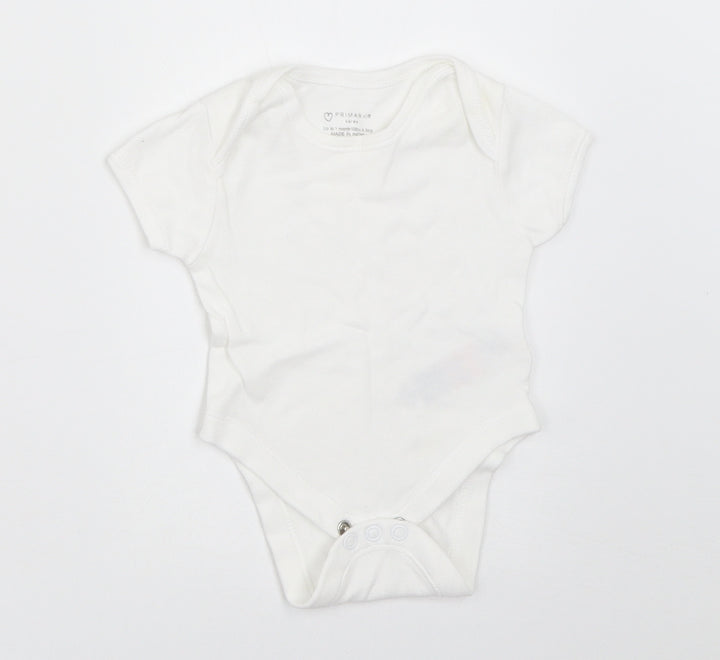Primark Baby White   Babygrow One-Piece Size Newborn