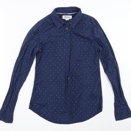 Preworn Womens Blue   Basic Button-Up Size S
