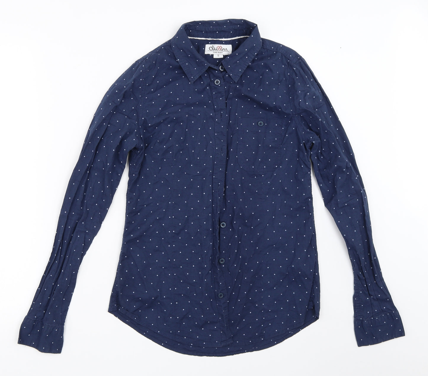 Preworn Womens Blue   Basic Button-Up Size S