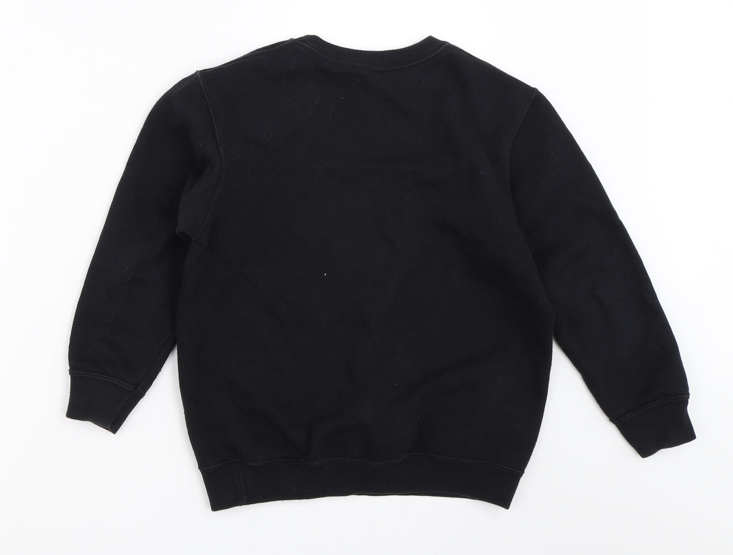 Fruit of the Loom Boys Black   Pullover Sweatshirt Size 7-8 Years