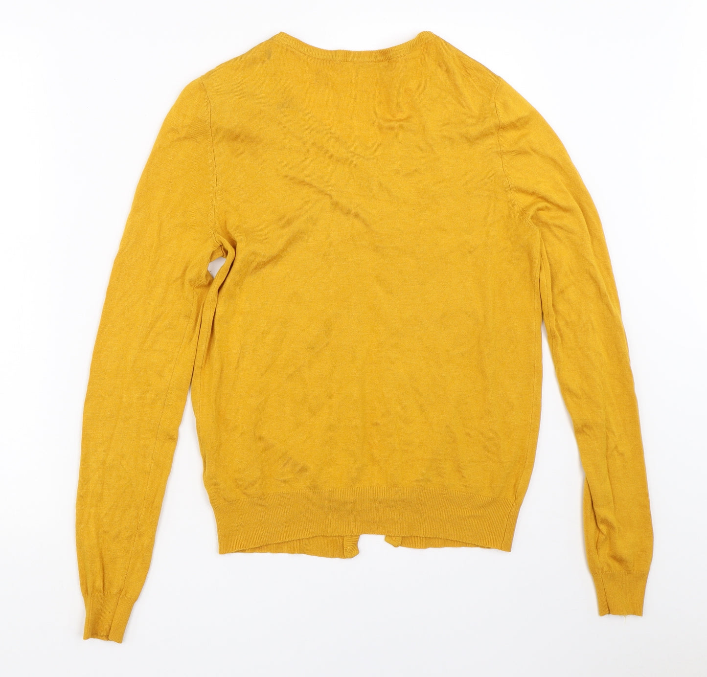 George Womens Yellow   Cardigan Jumper Size 8