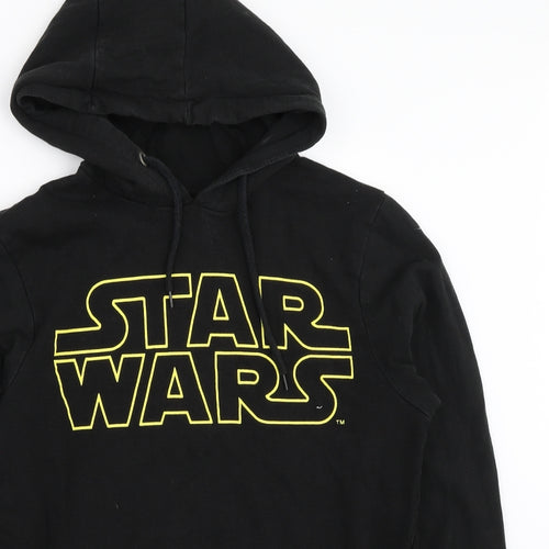 Cedar Wood State Mens Black   Pullover Hoodie Size XS  - star wars