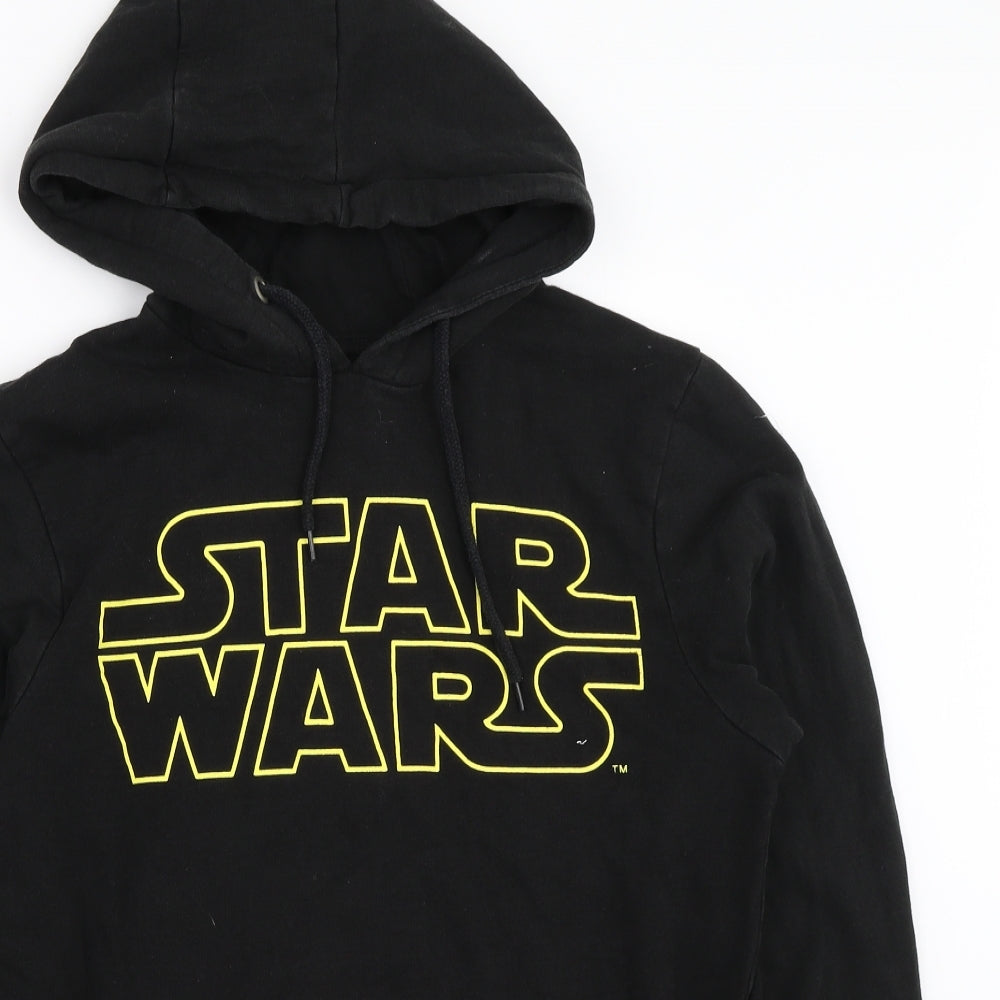 Cedar Wood State Mens Black   Pullover Hoodie Size XS  - star wars