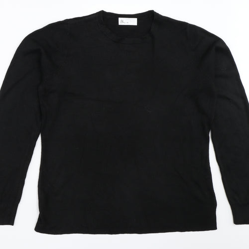 BHS Womens Black   Pullover Jumper Size 16