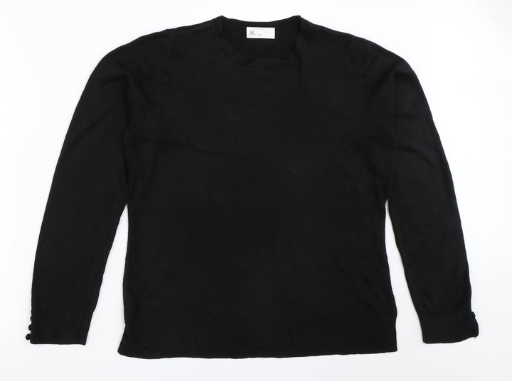 BHS Womens Black   Pullover Jumper Size 16