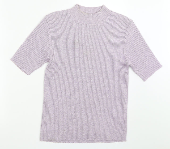 Bonmarché Womens Purple Pullover Jumper Size M