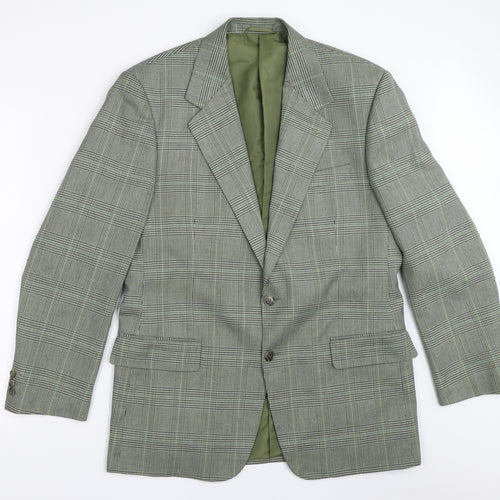 Avenue Mens Green   Jacket Blazer Size 38