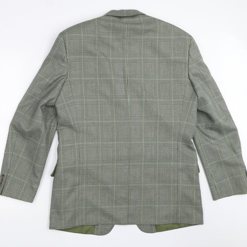 Avenue Mens Green   Jacket Blazer Size 38