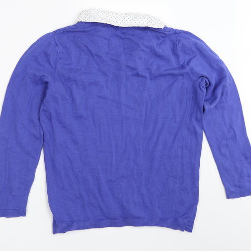 Bonmarché Womens Blue   Pullover Jumper Size 12