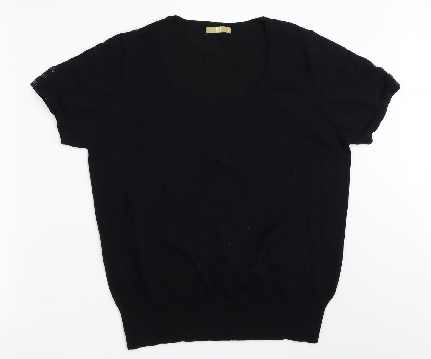 TU Womens Black   Pullover Jumper Size 16