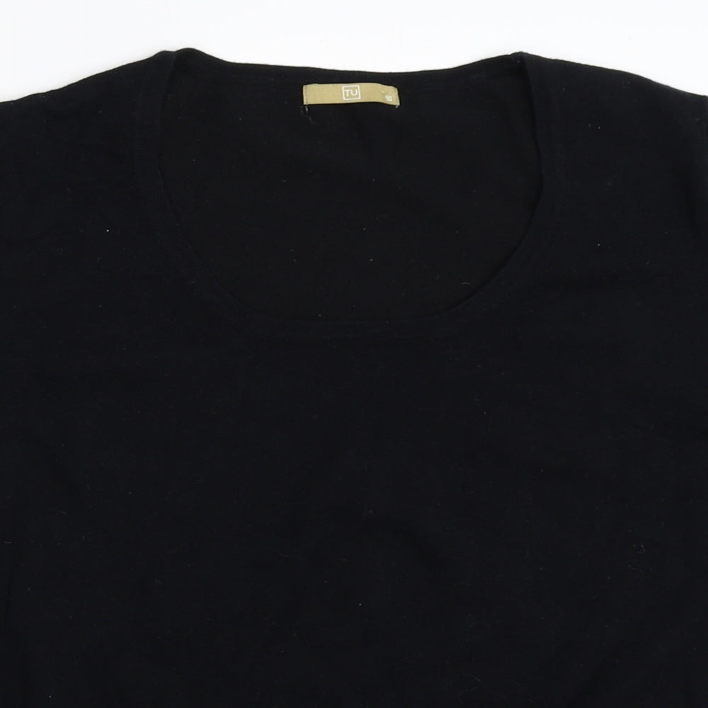 TU Womens Black   Pullover Jumper Size 16