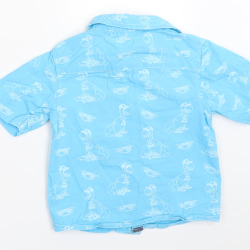 Urban Rascals Boys Blue   Basic Button-Up Size 4 Years