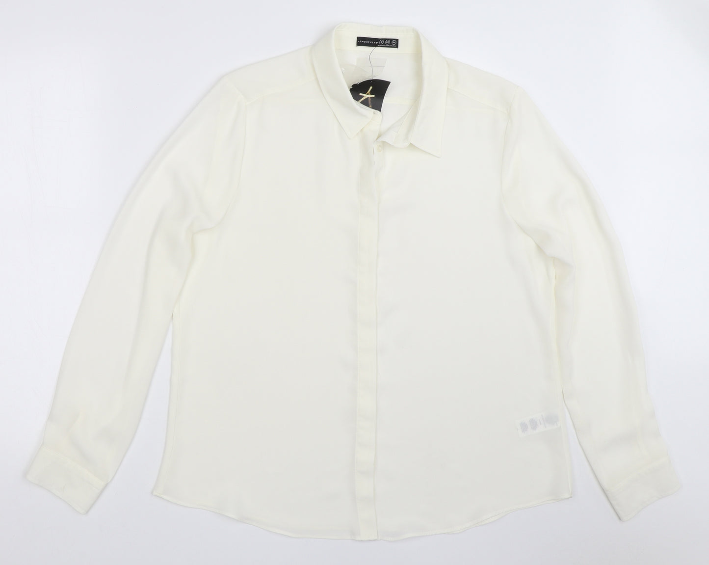 Atmosphere Womens White   Basic Button-Up Size 18