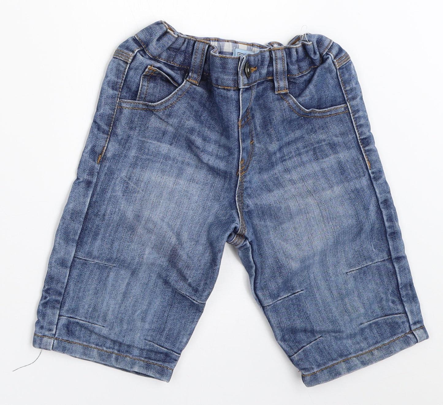 F&F Boys Blue  Denim Bermuda Shorts Size 4-5 Years