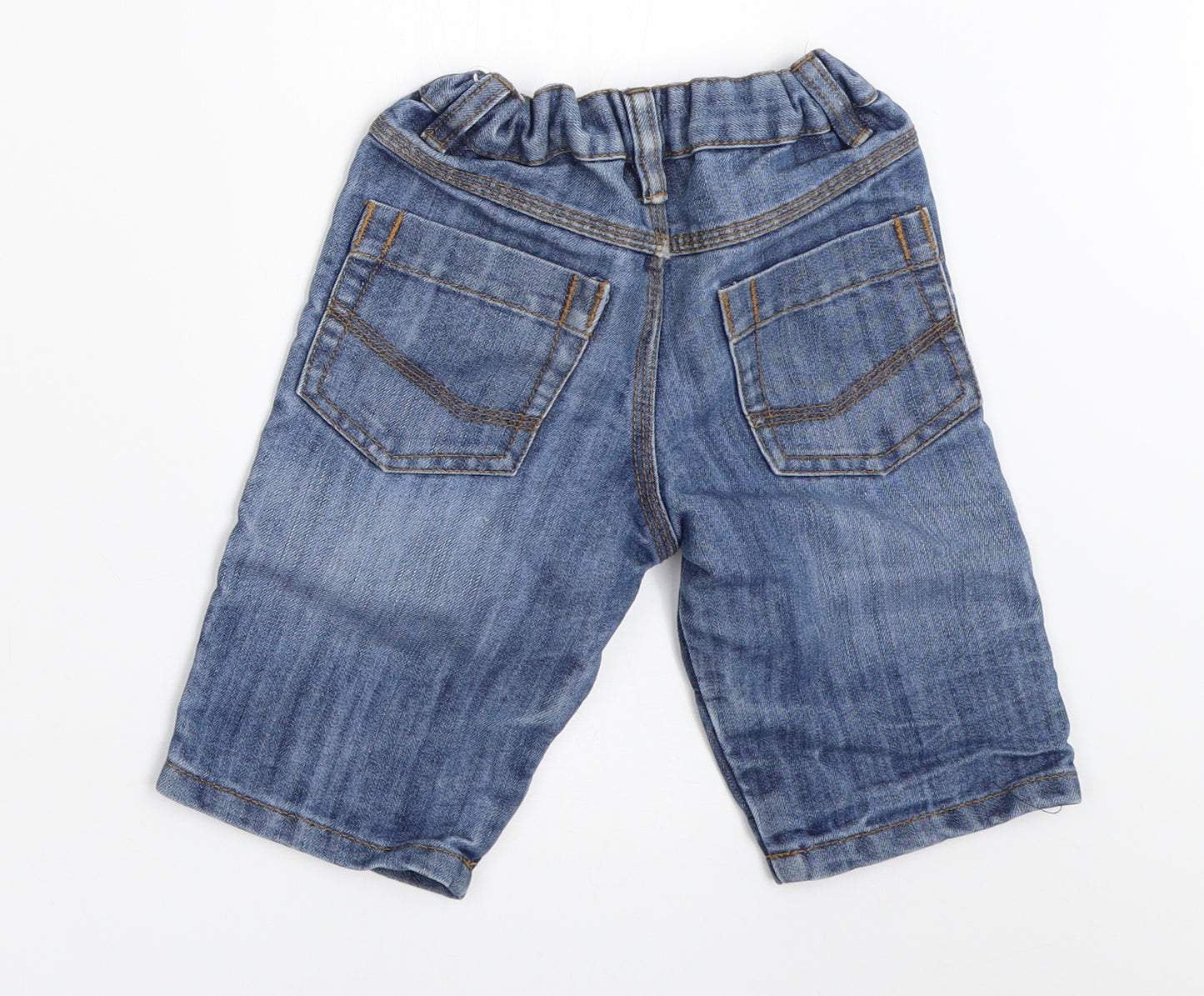 F&F Boys Blue  Denim Bermuda Shorts Size 4-5 Years