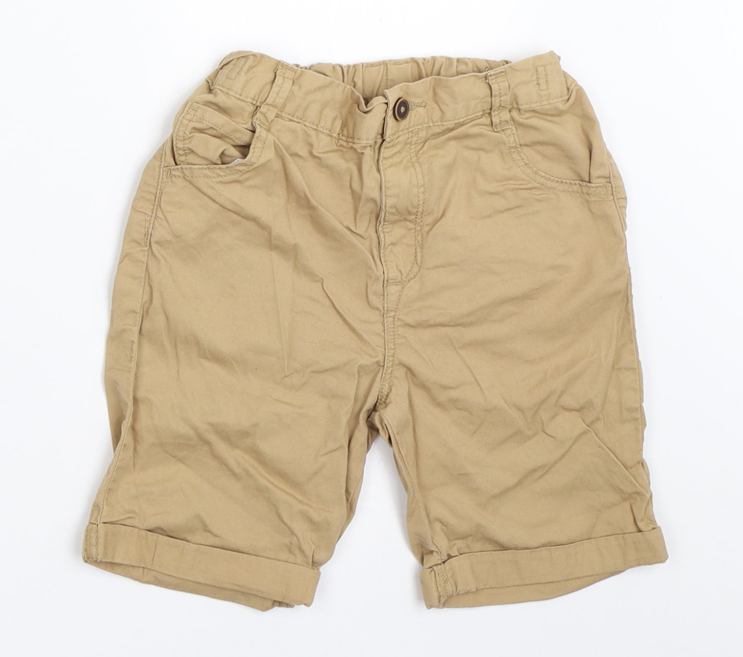 Nutmeg Boys Beige   Chino Shorts Size 6-7 Years