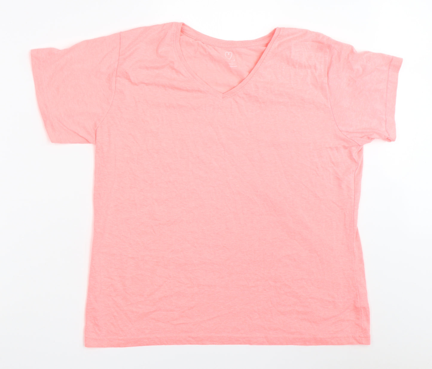 Primark Womens Pink   Basic T-Shirt Size L