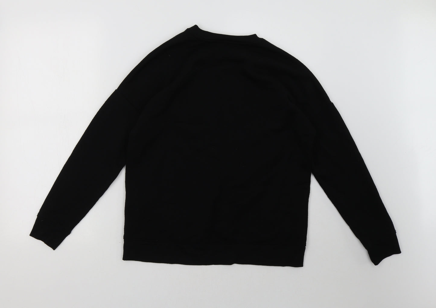 Matalan Womens Black   Pullover Sweatshirt Size M  - Christmas