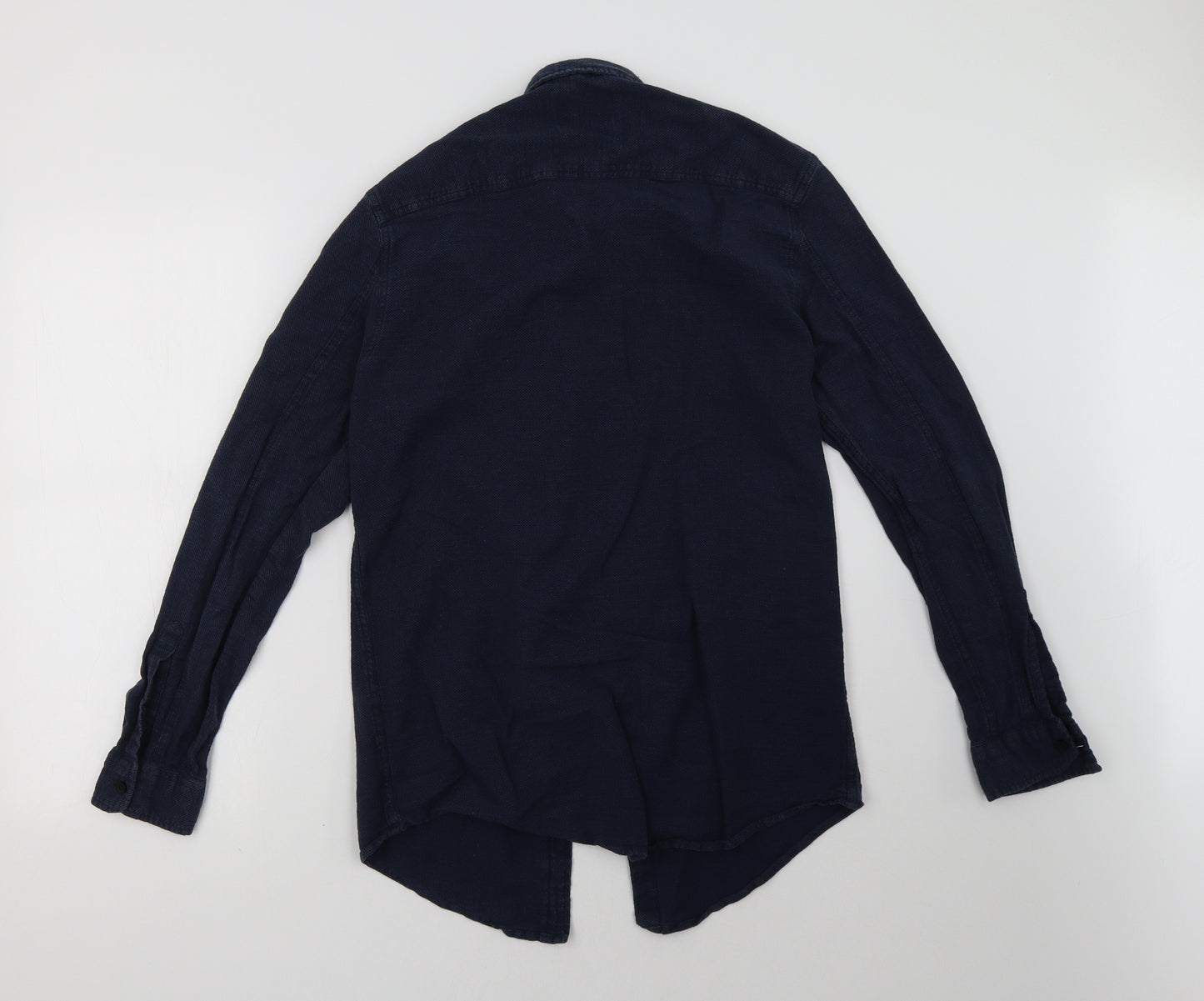 Topman Mens Blue    Button-Up Size L