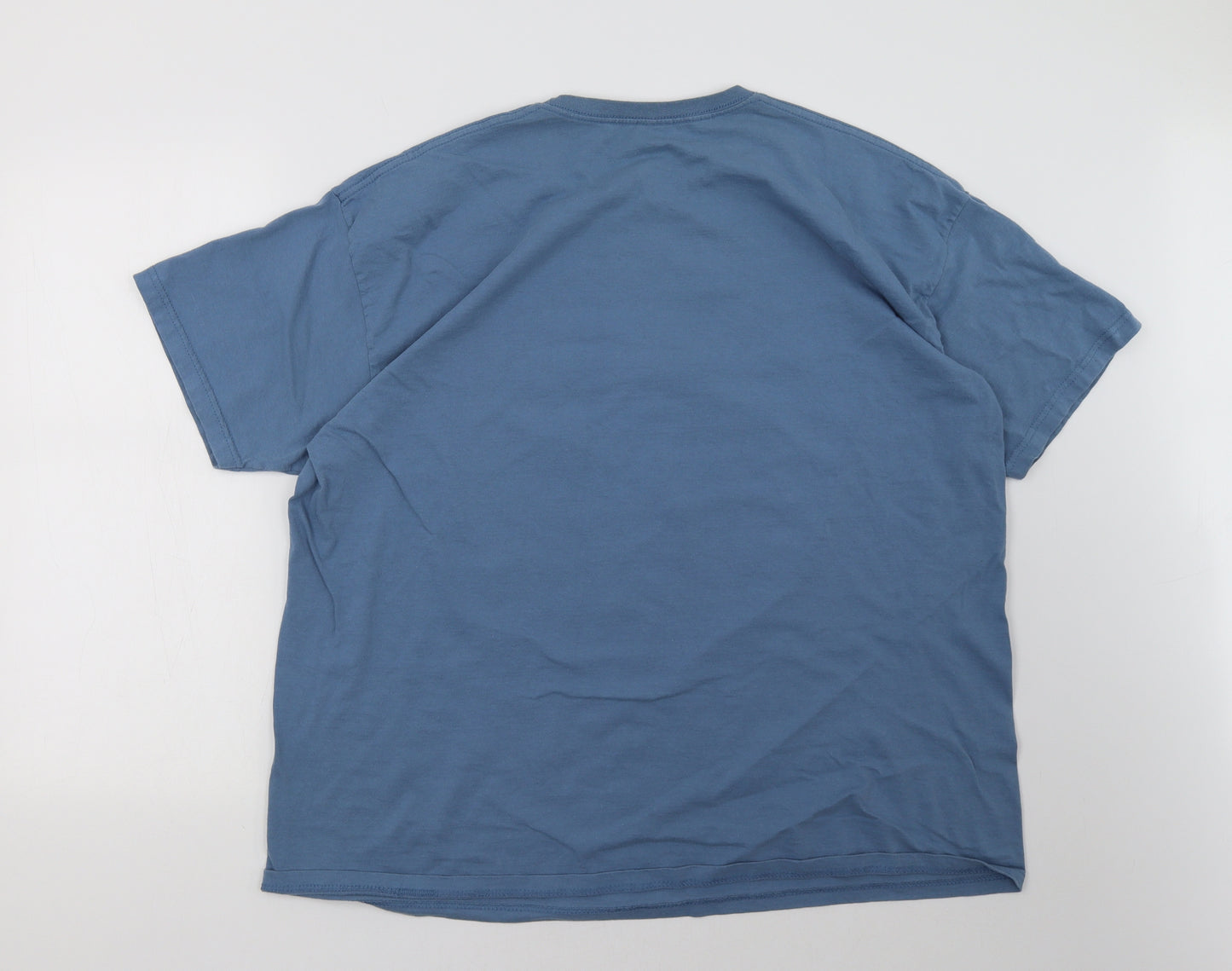Preworn Mens Blue    T-Shirt Size 3XL  - Christmas
