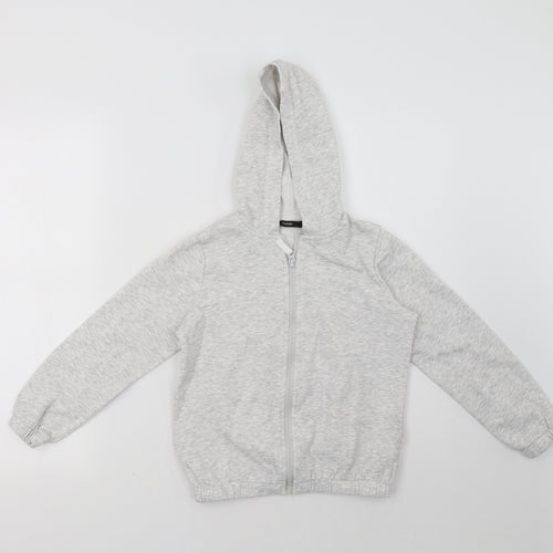 George Girls Grey   Full Zip Hoodie Size 8-9 Years