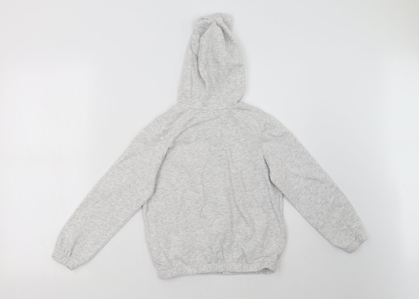 George Girls Grey   Full Zip Hoodie Size 8-9 Years