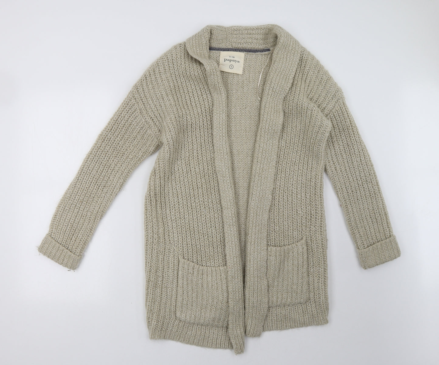 Matalan Womens Beige   Cardigan Jumper Size S