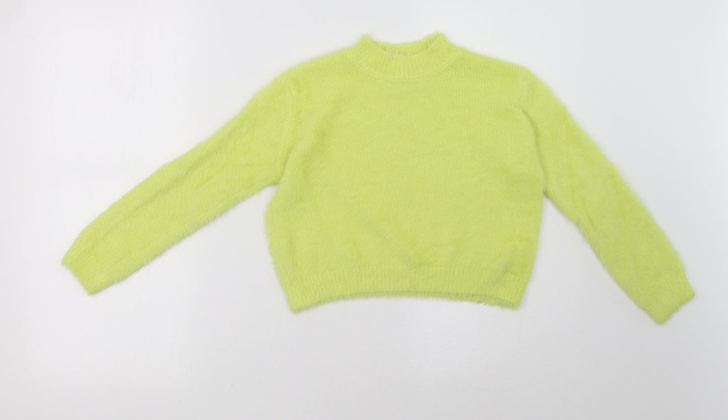 Primark Girls Green   Pullover Sweatshirt Size 9-10 Years