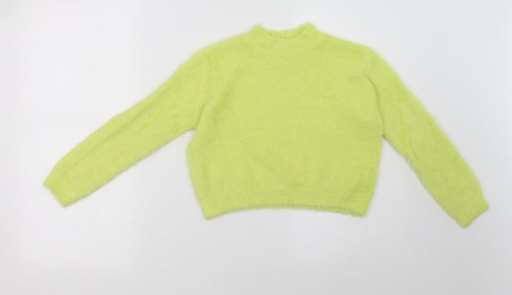 Primark Girls Green   Pullover Sweatshirt Size 9-10 Years