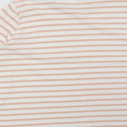Marks and Spencer Womens Pink Striped  Pullover Sweatshirt Size 22