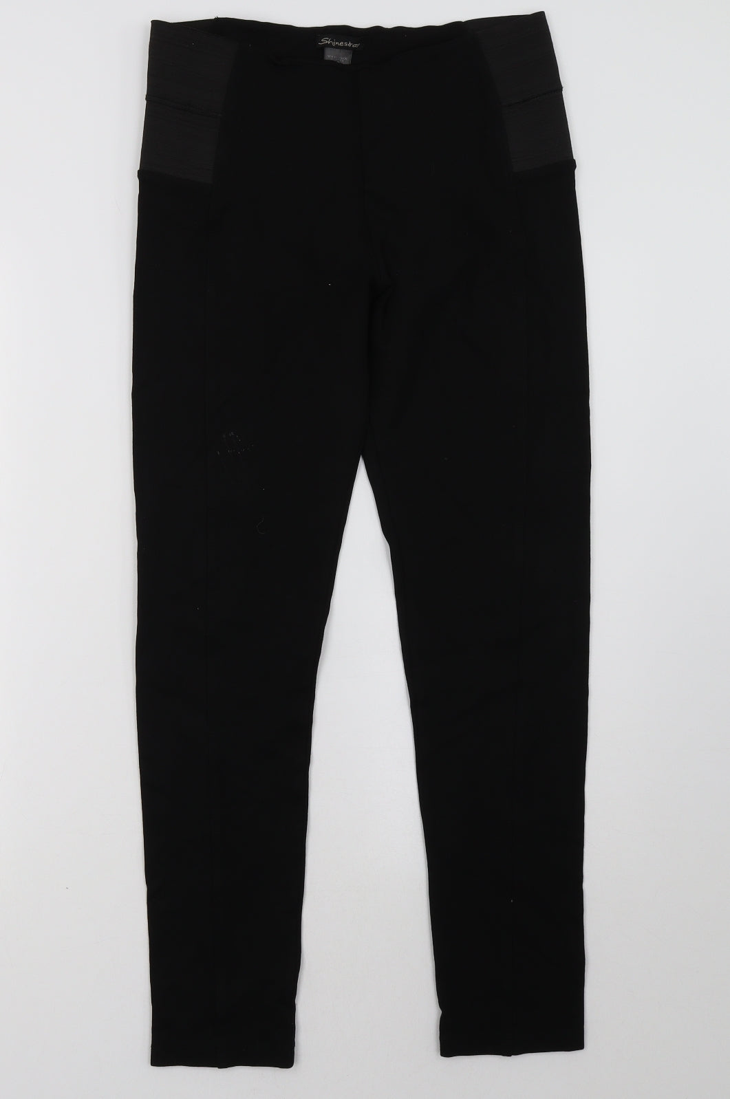 Shinestar Womens Black    Leggings Size M L29 in