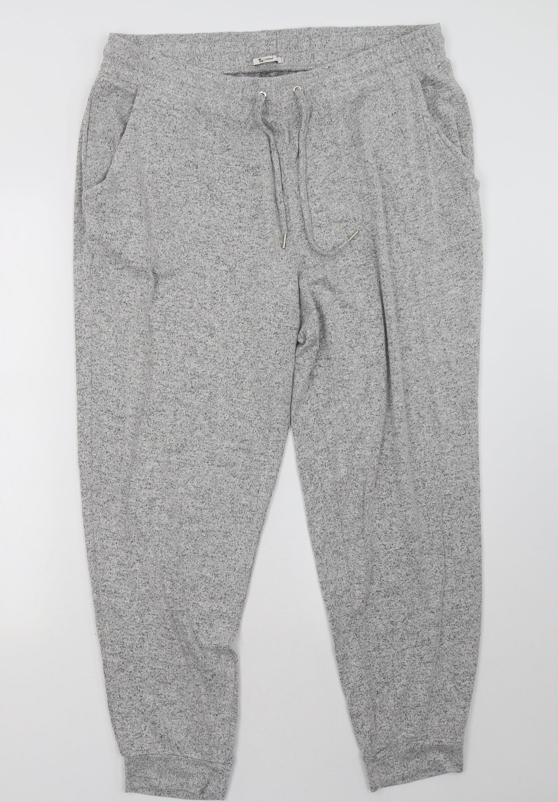 Sainsburys Womens Grey   Jogger Trousers Size 18 L30 in