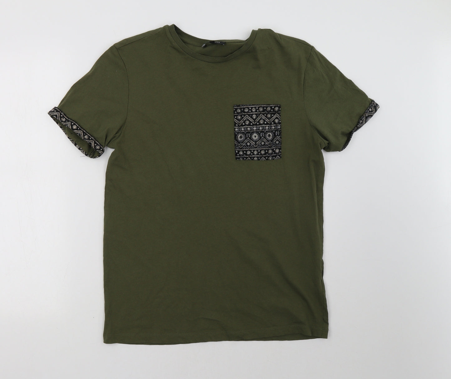 newlook Mens Green    T-Shirt Size S