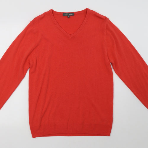 Marks and Spencer Mens Pink   Pullover Sweatshirt Size M