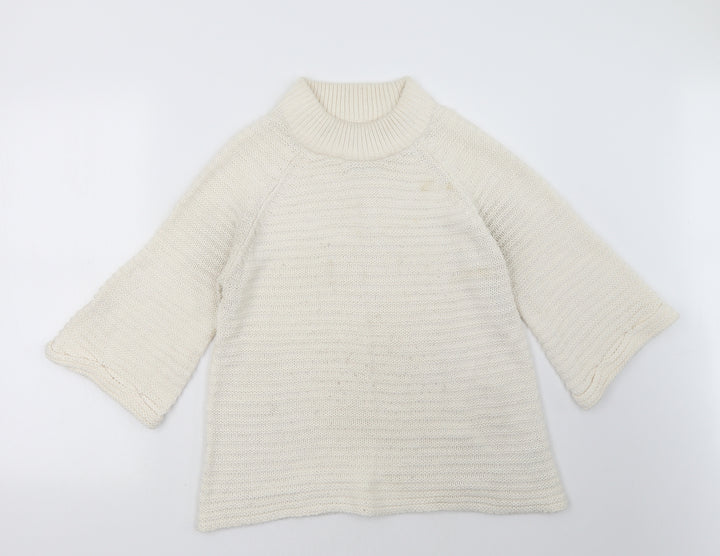 Matalan Womens White   Pullover Sweatshirt Size M
