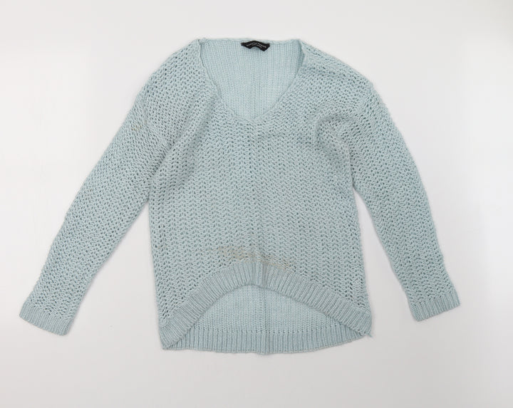 Dorothy Perkins Womens Blue   Pullover Sweatshirt Size 12