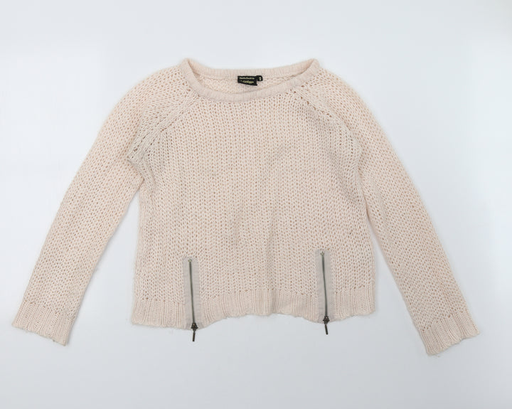 Golddigga Womens Pink   Pullover Sweatshirt Size 12