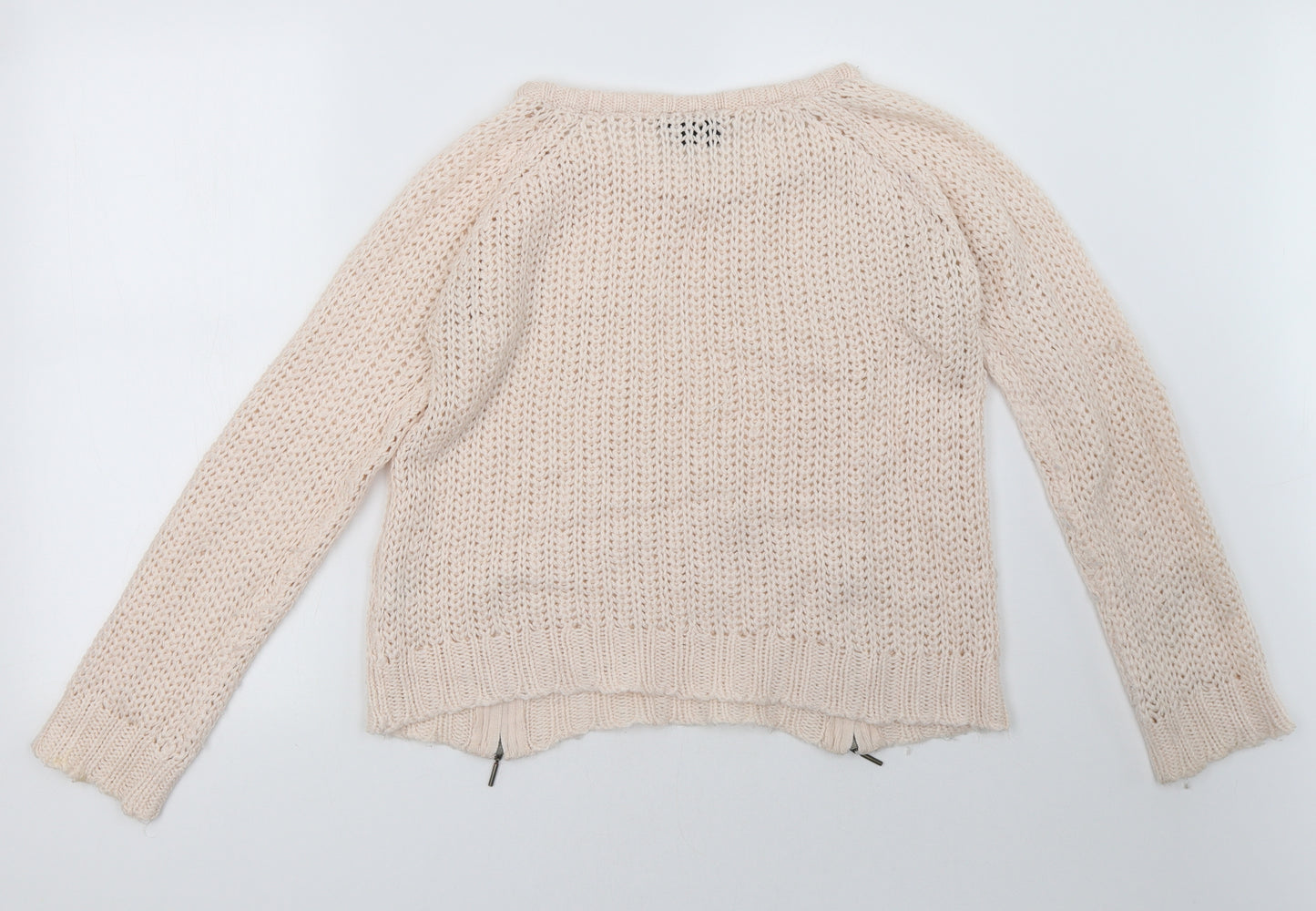 Golddigga Womens Pink   Pullover Sweatshirt Size 12