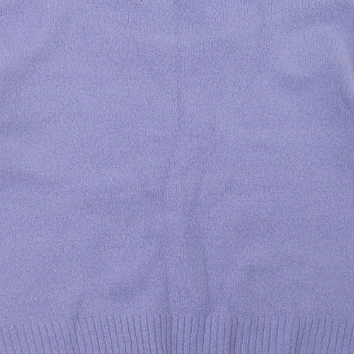 New Look Womens Purple   Pullover Sweatshirt Size 12