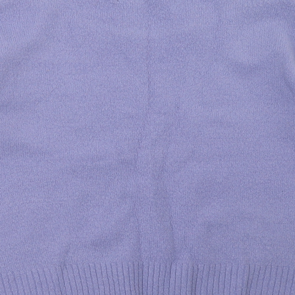 New Look Womens Purple   Pullover Sweatshirt Size 12