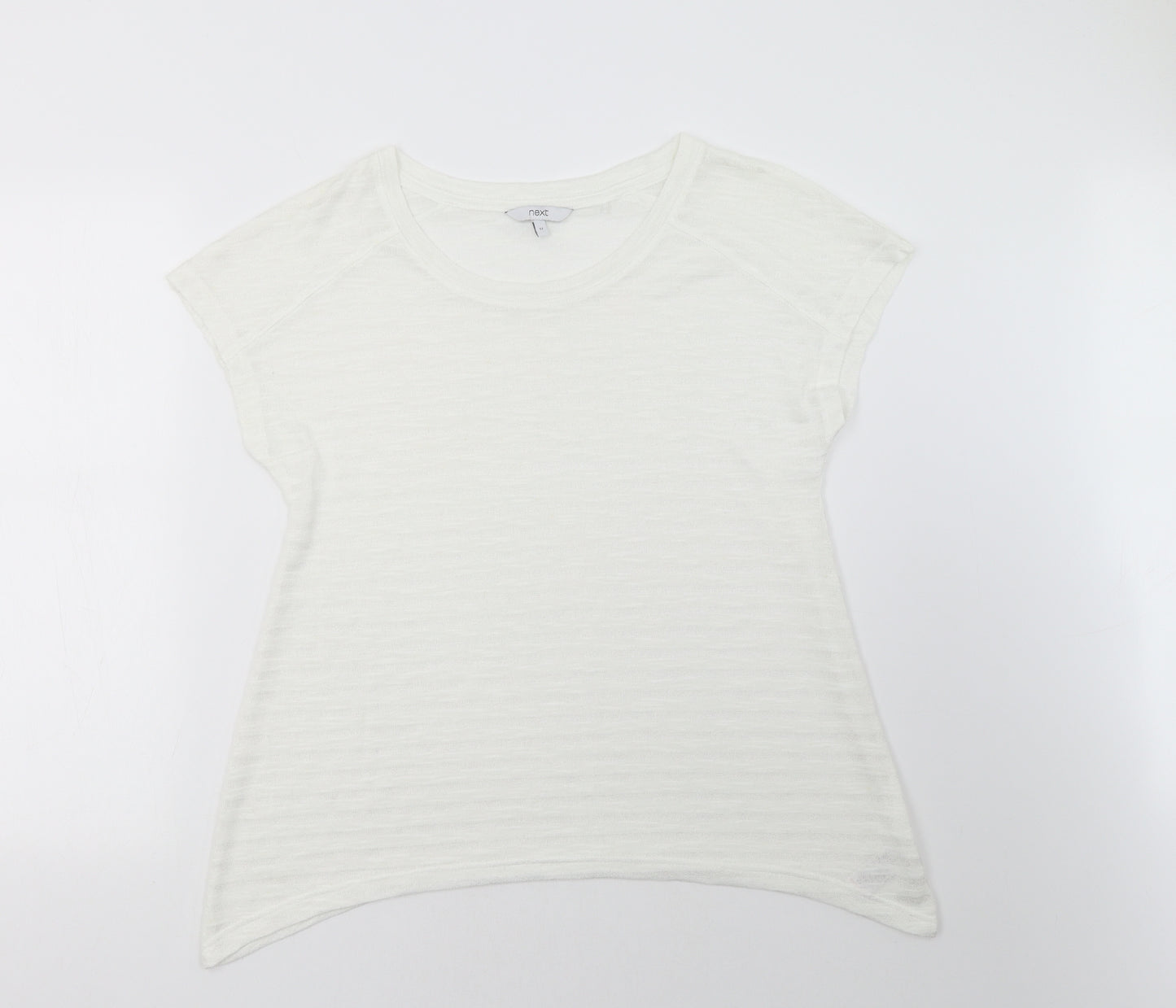 NEXT Womens White   Pullover Sweatshirt Size 12