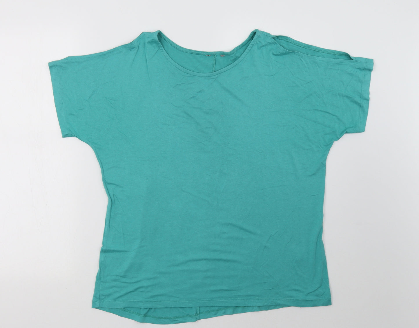 Marks and Spencer Womens Green   Basic T-Shirt Size 12